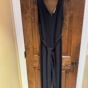 Everlane Black Sleeveless Jumpsuit - Size 14